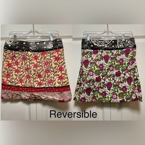 Zand Amsterdam Reversible Adjustable Size Snap Close Skirt Unique